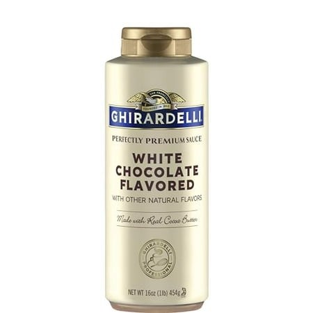 Ghirardelli White Chocolate Flavored Sauce Squeeze Bottle  16 Oz