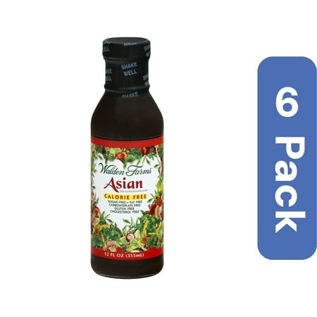 Walden Farms Dressing Cafe Oriental 12 Fl Oz (Pack of 6)