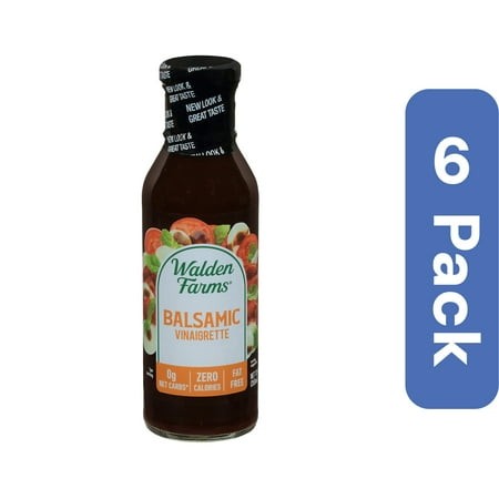 Walden Farms Dressing Creamy Balsamic 12 Fl Oz (Pack of 6)