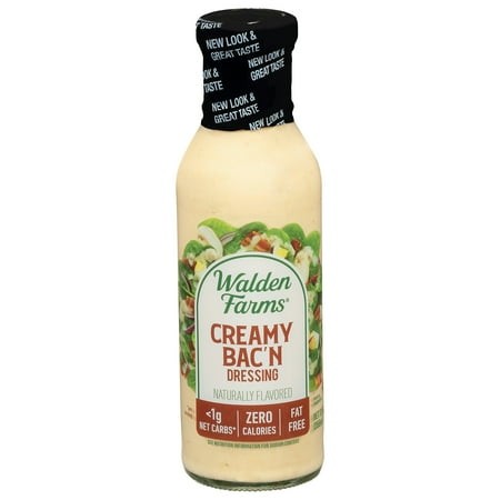 Walden Farms Dressing Creamy Bacon 12 Fl Oz (Pack of 6)