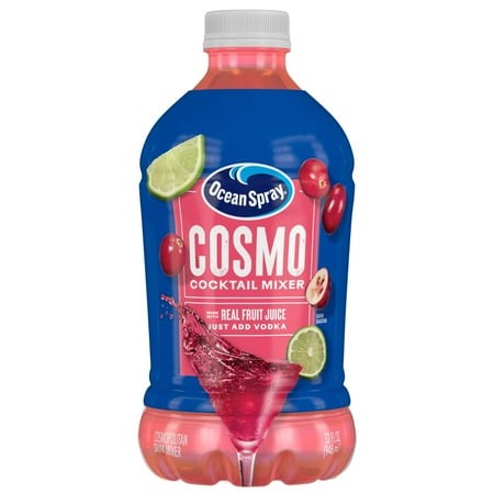 Pack of 2 - Ocean Spray Cosmopolitan Cocktail Mixer  Drink Mixer Made with Real Fruit Juice  32 Fl Oz Bottle
