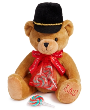TEDDY BEAR WITH SWIRL LOLLIPOPS