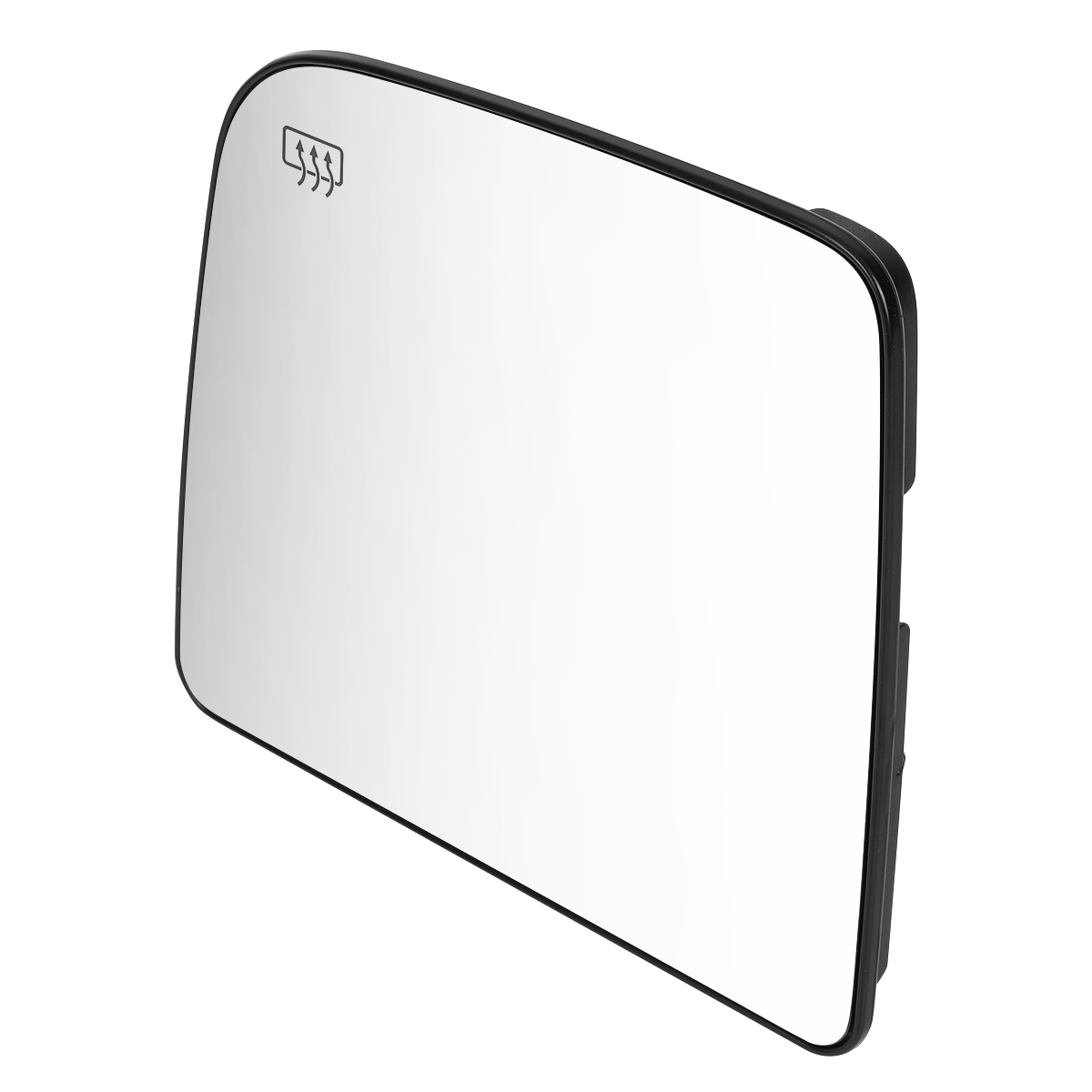 DNA Motoring OEM-MG-0438 for 2004 to 2015 Nissan Titan Factory Style Driver / Left Heated Upper Towing Mirror Glass Lens 05 06 07 08 09 10 11 12 13 14