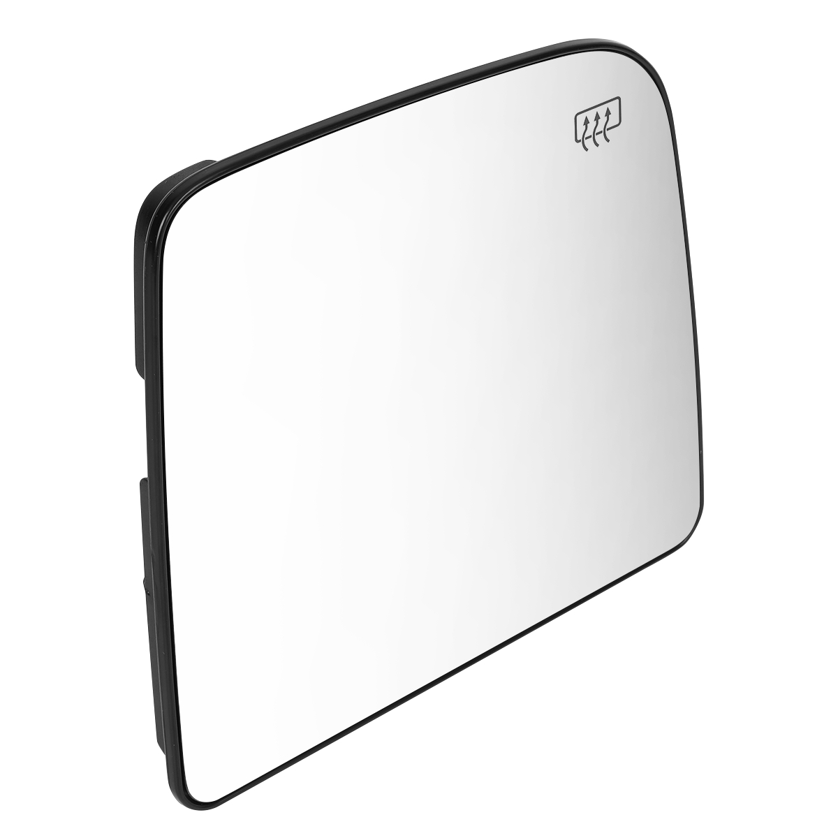 DNA Motoring OEM-MG-0439 for 2004 to 2015 Nissan Titan Factory Style Passenger / Right Heated Upper Towing Mirror Glass Lens 05 06 07 08 09 10 11 12 1