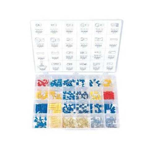 K Tool 04081 Electrical Solderless Terminals 16-14 2-Way Snap Plug 10pc