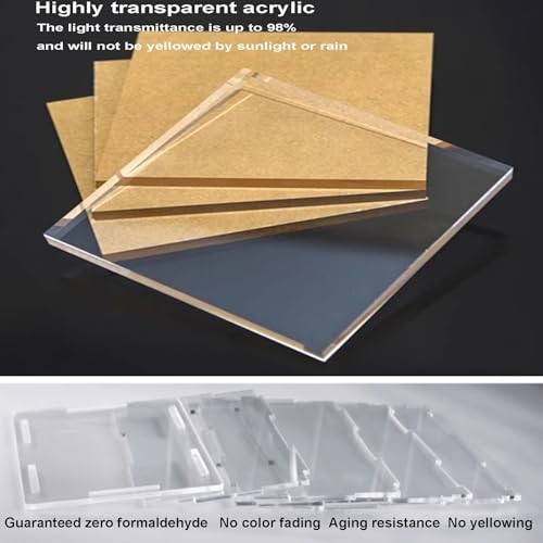Acrylic Display Box for Lego 21320 Dinosaur Fossils Model Kit, Clear Acrylic Box for Displaying Dolls, Dustproof Display Box (Box Only) (Background St thumbnail