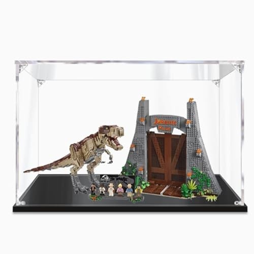 Acrylic Display Box, Compatible with Lego 21320 Dinosaur Fossils, Dust Box, Collectible Gift Display Box, Organizer (Box Only) (2mm)