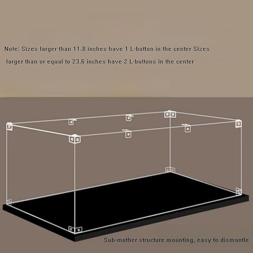 Acrylic Display Box, Compatible with Lego 21320 Dinosaur Fossils, Dust Box, Collectible Gift Display Box, Organizer (Box Only) (2mm) thumbnail