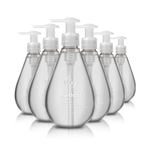 Method Gel Hand Soap, Sweet Water, 12 Fl Oz (Pack of 6) 12 Fl Oz (Pack of 6)