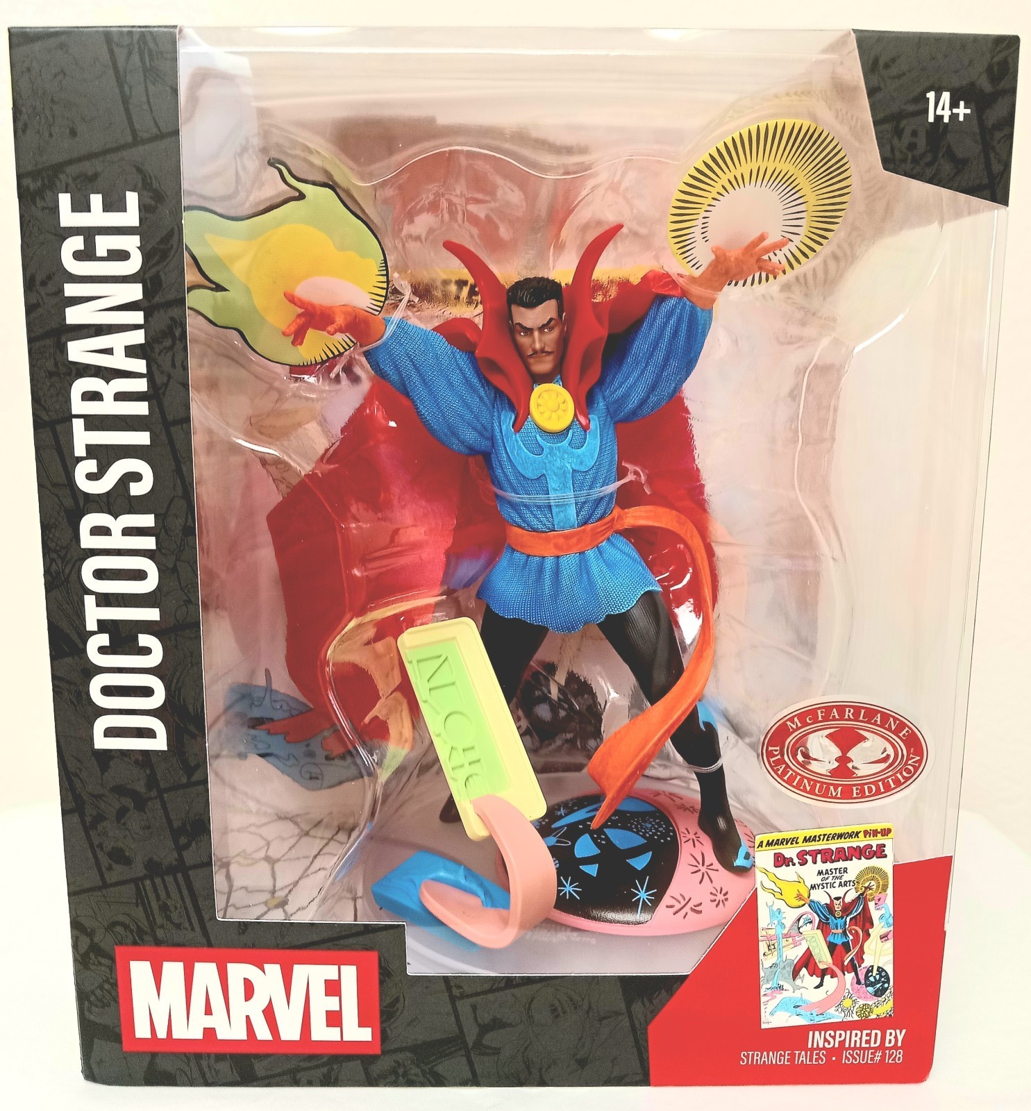 Doctor Strange 1:10th Scale Collectible with Scene (Marvel: Strange Tales #128) - McFarlane Toys