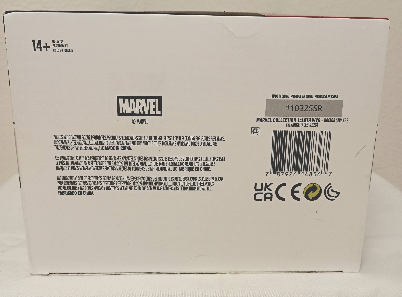 Doctor Strange 1:10th Scale Collectible with Scene (Marvel: Strange Tales #128) - McFarlane Toys thumbnail