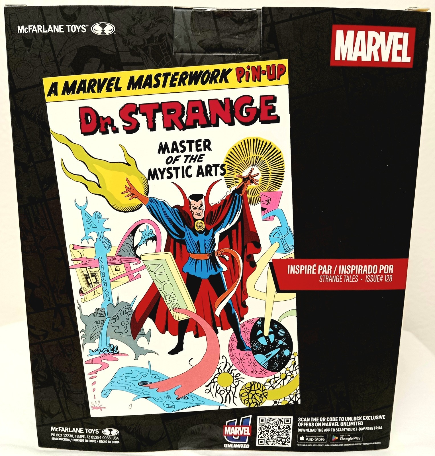 Doctor Strange 1:10th Scale Collectible with Scene (Marvel: Strange Tales #128) - McFarlane Toys thumbnail