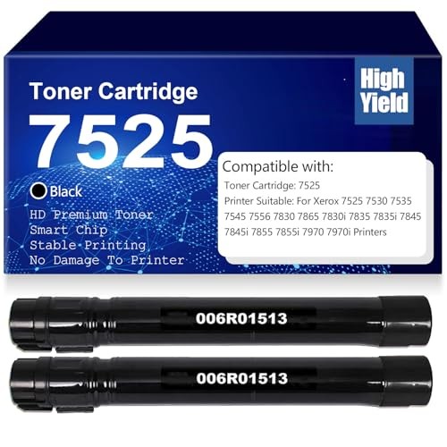 For Xerox 006R01513 Toner Cartridges High Yield Compatible for Xerox 7525 7530 7535 7545 7556 7830 7865 7830i 7835 7835i 7845 7845i 7855 7855i 7970 79
