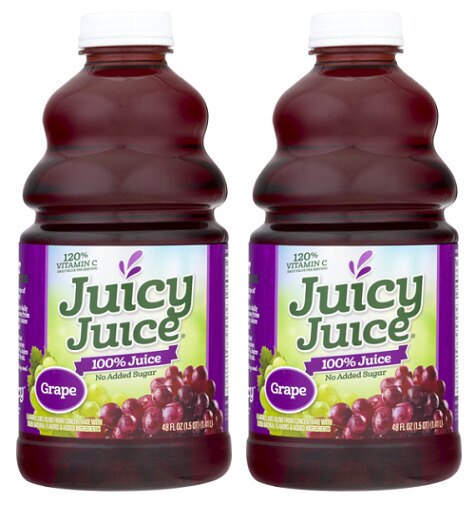 Juicy Juice 100% Grape Juice 48 Oz 2 Pack