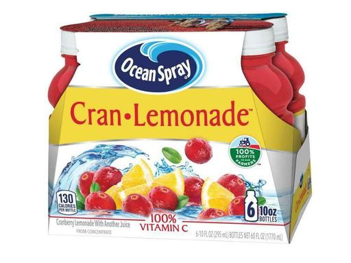 Ocean Spray Juice Drink, Cran-Lemonade, 10 Ounce Bottle (Pack of 24)