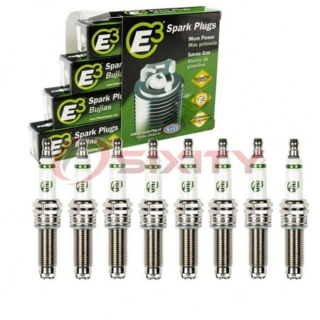 8 Pc E3.82 E3 Spark Plugs Compatible with 3423 3441 3445 3461 3483 7751 90074 92924 9407 94716 95710 9620 9621 DILZKR7A11DS DILZKR7A11G DILZKR7B11GS D