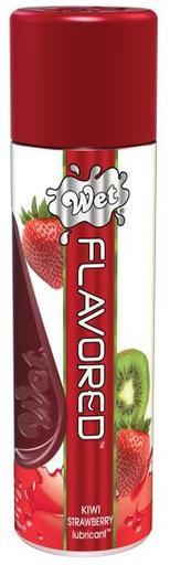 Wet Flavored Water Based Gel Lubricant Kiwi Strawberry 3.6 Ounce-(Package of 3)