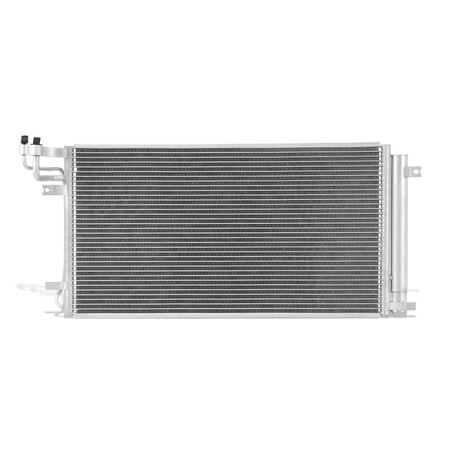 DNA Motoring Aluminum AC Condenser 4890 for 2009-2016 Hyundai Genesis Equus