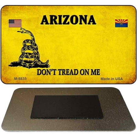 Arizona Do Not Tread Novelty Metal Magnet M-8835 3.5  X 2  Magnet (M)