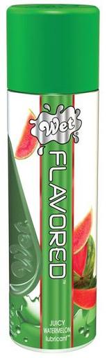 Wet Flavored Water Based Gel Lubricant Watermelon 3.6 Ounce-(Package of 2)
