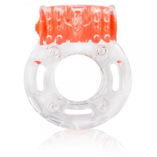 Gift Set of Color Pop Quickie Plus Vibrating Ring Orange and Fetish Fantasy Series Furry Love Cuffs - Black