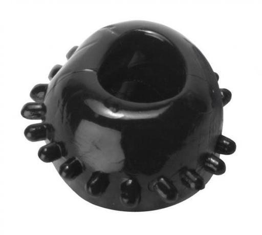 2 Gummy Cock Rings- Black-(Package of 4)