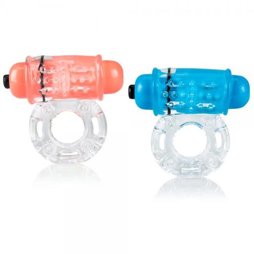 Color Pop O Wow Vibrating Ring Assorted Color-(Package of 2)