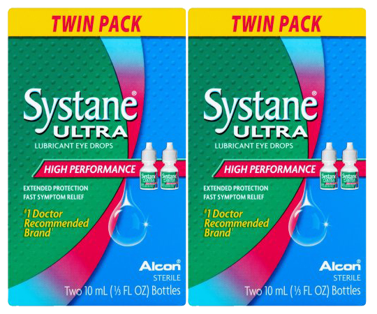 Systane Eye Drops - Ultra High Performance Lubricating Eye Drops Twin Pack