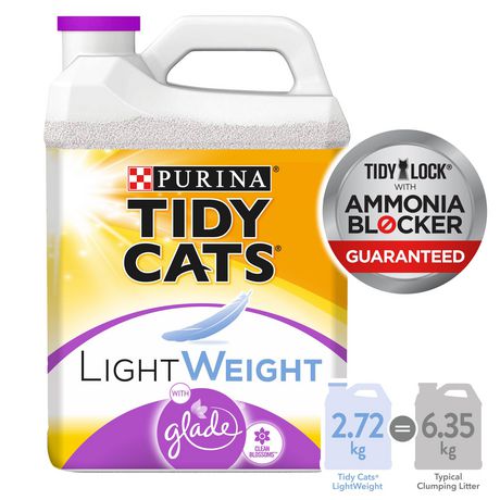 Tidy Cats Lightweight with Glade Clean Blossoms, Clumping Cat Litter 2.72 Kg 2.72 Kg