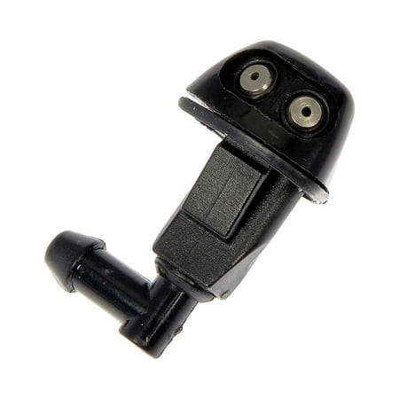 KarParts360 for Honda Civic 1998 1999 2000 Windshield Washer Nozzle | Plastic Material | Black | 0.21 Inches Hose Port Diameter | Replacement for 7681