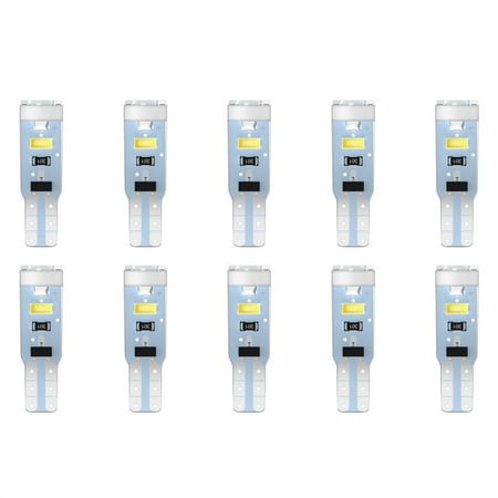 ECCPP 10x Instrument Cluster Dash Panel Lights T5-5-SMD-White 17 18 27 37 58 70 73 74 79 85 86 206 207 286 306 307 308 406 407 2721 2723