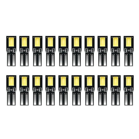 ECCPP 20x Instrument Cluster Dash Panel Lights T5-2-SMD-White 17 18 27 37 58 70 73 74 79 85 86 206 207 286 306 307 308 406 407 2721 2723
