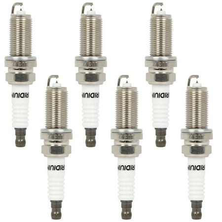 Cciyu Double Iridium Spark Plugs Replacement Spark Plug Fit for Lexus IS300 2016-2017 6858 (6 Pack)