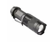 Elfeland SA9 2000lm Zoomable Mini Torch + 1Pcs Elfeland 3000mAh 3.7V 18650 Battery Household Useful Long Shot Flashlight