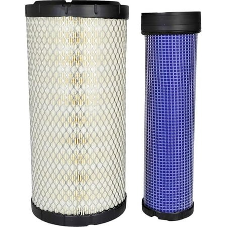 Air Filter Set P828889 P829333 AT171853 AT171854 110-6326 110-6331 46562 46569 222421A1 222422A1 RS3544 RS3545 Compatible with John Deere Kubota Case 