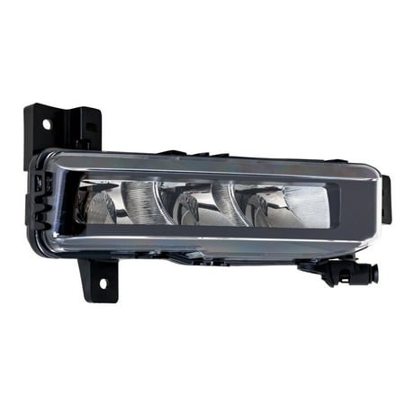 For BMW 230i/320i 2020 2021 2022 Fog Light Assembly Passenger Side | LED | Clear Lens | Black Housing | Replacement for BM2593158 | 191275879177  6317
