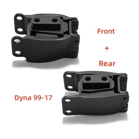 Front Rear Isolator Motor Mount for Harley Dyna FXD Low Rider 1999-2017 2010 Fat Bob FXDF 2009-2017 FXDL 99-05 09 14-17 Street Bob FXDB 09-17 Super Gl