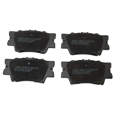 KAIHUIXING Rear Posi Ceramic Brake Pad Pair Set for Avalon 08-18 for Camry 07-23 for ES300h 13-18 for ES350 07-18 for HS250h 10-12 for Matrix 09-13 fo