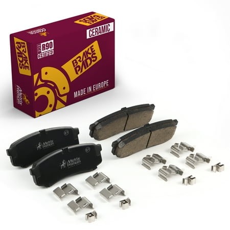 Metrix Premium Chassis Parts - Rear Ceramic Disc Brake Pad Set D606 Fits 10-23 Lexus GX460  03-09 GX470  96-97 LX450  03-24 Toyota 4Runner  07-14 FJ C