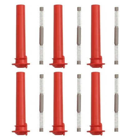 TRQ Performance Performance Ignition Coil Boot Set Red Fits 03-05 6 01-08 Escape 05-07 Five Hundred Freestyle 05-08 Mariner Montego 02-06 MPV 00-05 Sa