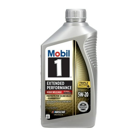 Extended Performance High Mileage Synthetic Motor Oil 5W-20 1 Quart