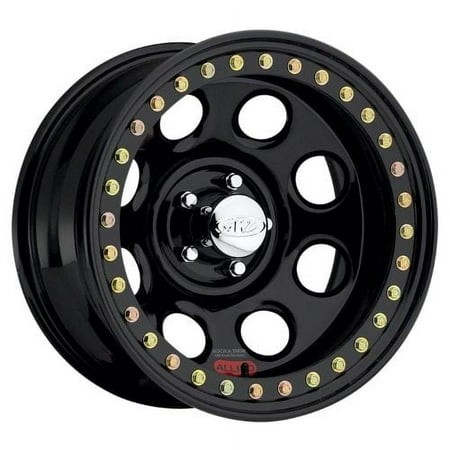 17x8 Raceline RT81 Rock 8 Beadlock Black Steel Wheel 8x6.5 (-24mm)