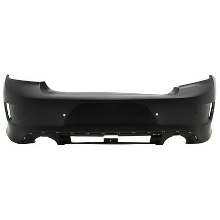 VMVJGLEK 1pc Rear Primed Plastic Bumper Cover Facial Park Assist Sensor Cut-out for Dodge for Charger R/T Scat Pack/SRT 392 2015-2018 & SRT Hellcat 20