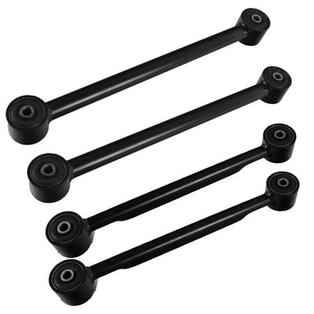 BST BSSP Rear Trailing Upper Lower Suspension Control Arms 4PCS Kit Set W/Bushings Compatible with 02-09 Envoy Trailblazer SUV Fot 9-7x Ascender 15069