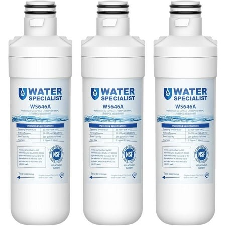 Waterspecialist LT1000PC ADQ747935 Replacement for LG® LT1000P®  LT1000PCS  LFXC24796S  LMXS28626S  LFXS26973S  ADQ74793501  ADQ74793502  46-9980  9