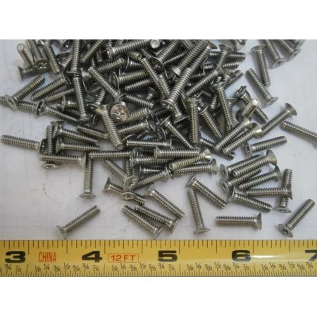 Machine Screws 6/32 X 5/8 Military Spec. Ms24693-C29 Stainless Lot of 25 #4081