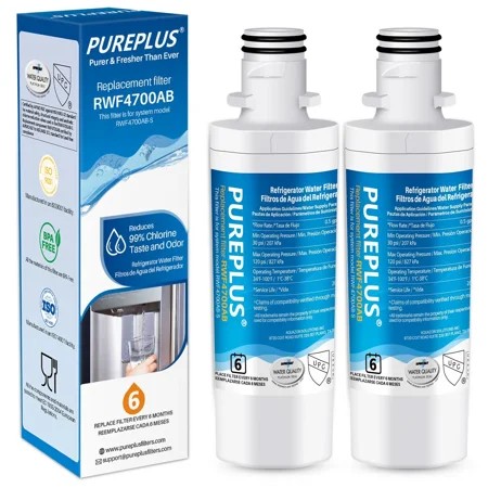 PUREPLUS RWF4700AB ADQ747935 Fit for LG LT1000P LT1000 Kenmore Elite 9980 LT1000PC  2 PACK