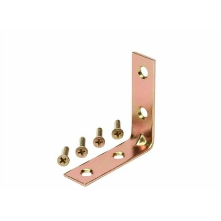 8Pk Everbilt Chest Windows Tab1Es 1-1/2 in. Angle Corner Braces Brackets 15069