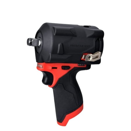 49-16-2554 Impact Driver Protective Boot Fit for Milwaukee M12 Fuel 1/2 (2555-20  2555P-20) and 3/8 Stubby Impact Wrenches (2554-20)