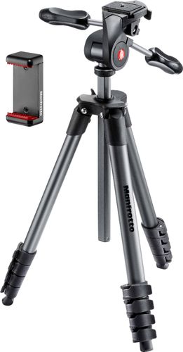 Manfrotto - Compact Advanced Smart 65 Tripod - Black